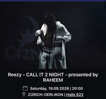 1 Reezy Ticket zürich