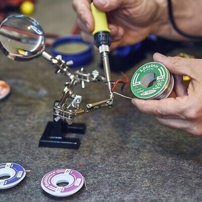 Flexible Helfende Hände 6-Arm - Lötstation Mit Krokodilklemmen