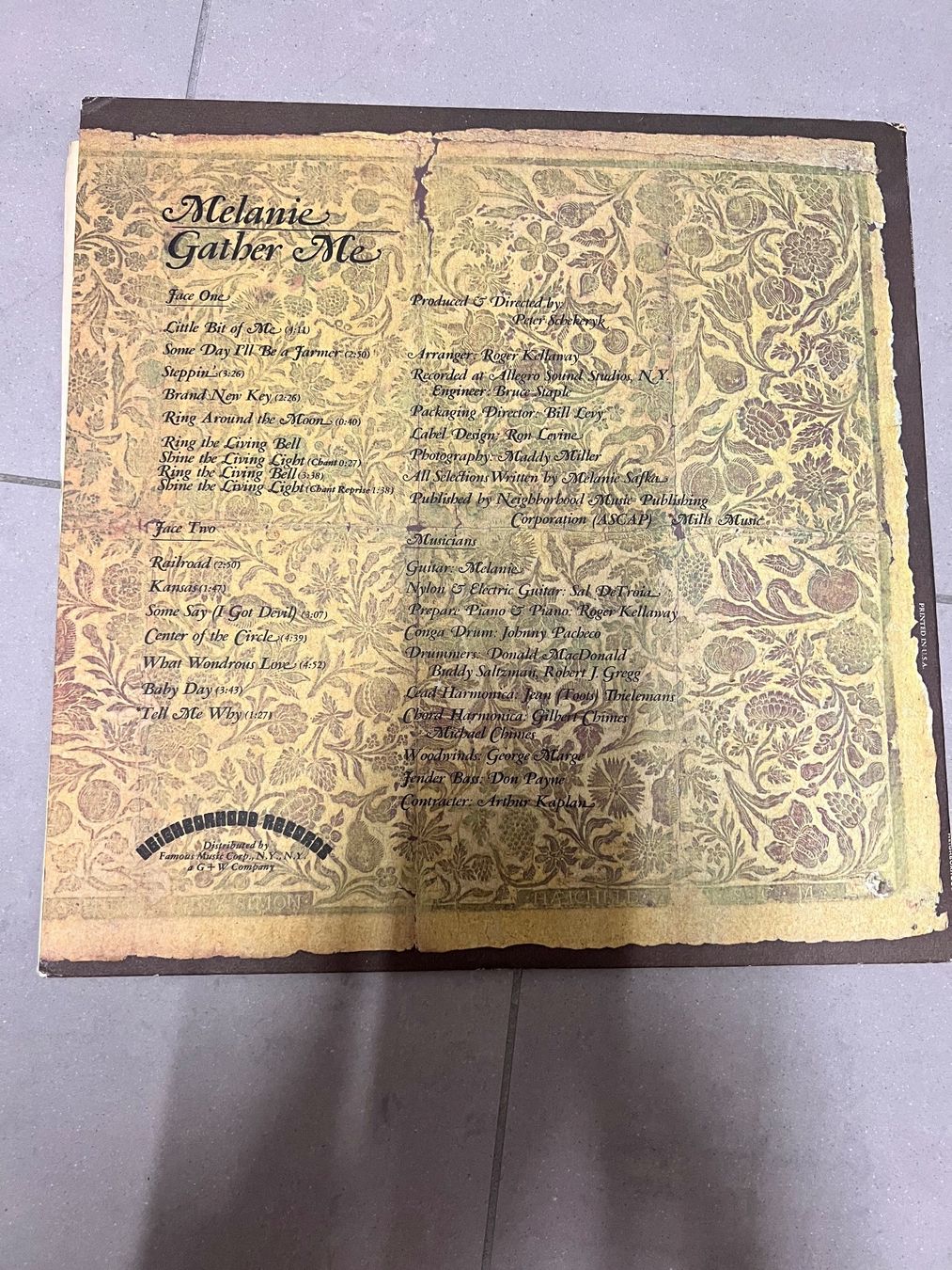 Dischi in vinile: Schallplatte / Melanie / gather me – Usato da Freidorf TG venduto da sarotiko 2