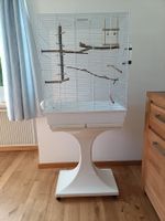 Vogelkäfig Volliere auf Rädern 66x45x80/152