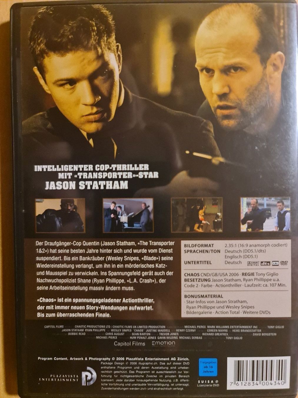 Tutti i DVDs: DVD Chaos – Usato da Dintikon venduto da Vexi 1