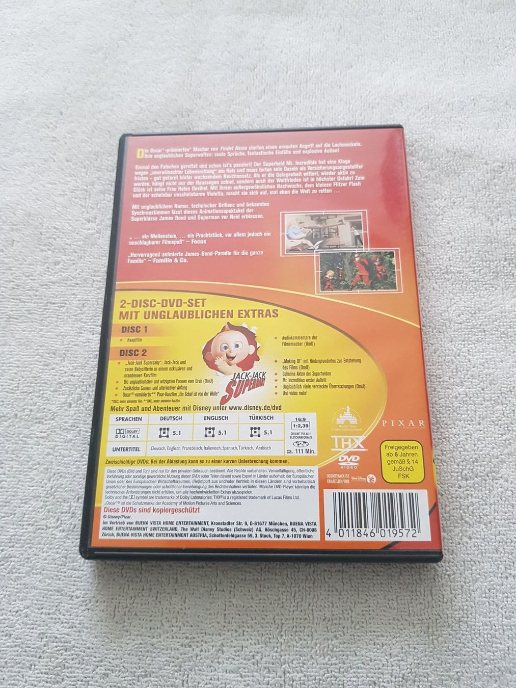 Tutti i DVDs: Die Unglaublichen (DVD) – Usato da Liestal venduto da tonic 3