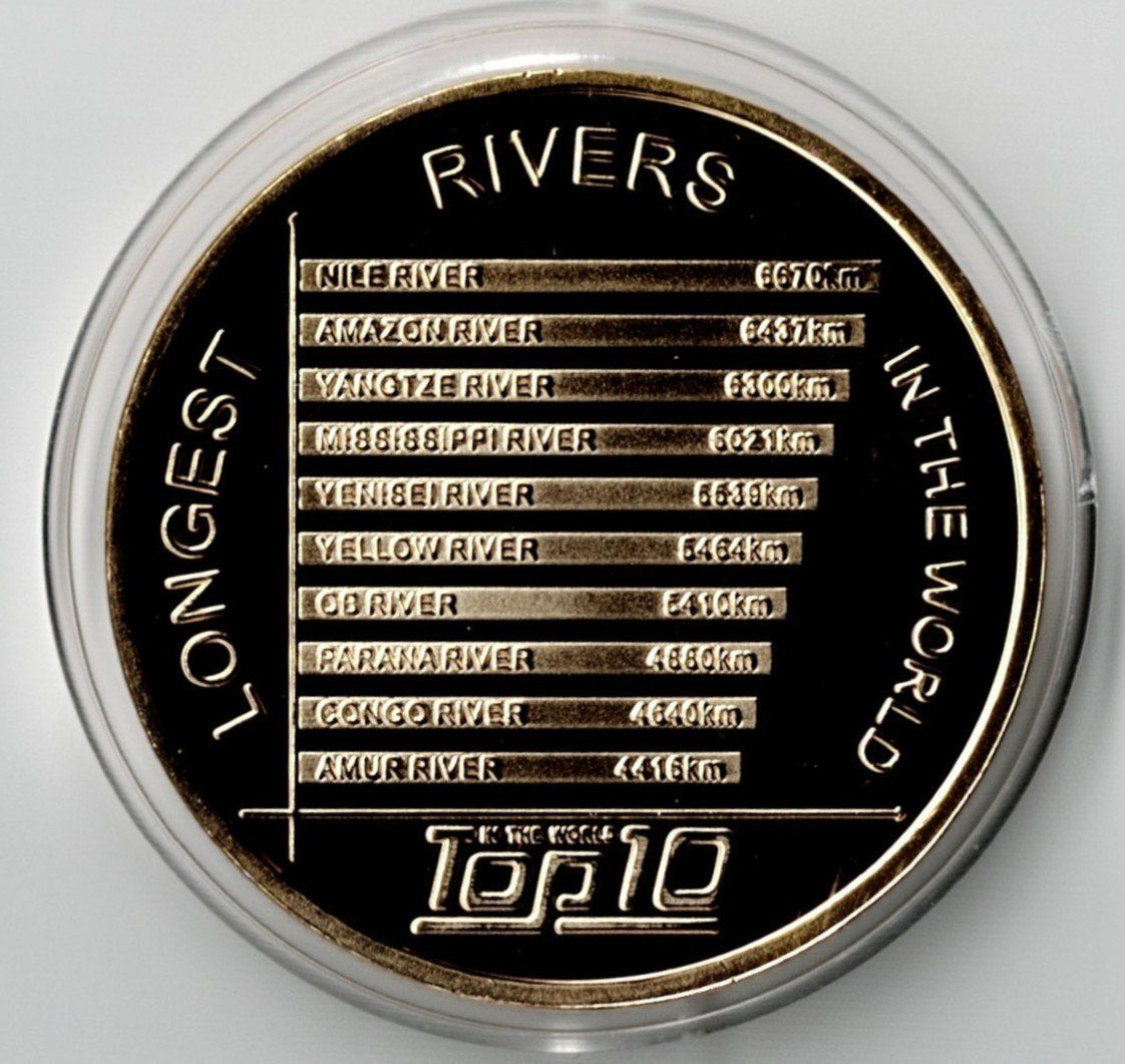 Medaglie: OB River_Asia_Longest Rivers in The World – Nuovo (secondo la descrizione) da Hombrechtikon venduto da Fraese01 5