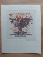 Exlibris Hanns Bastanier - Original Radierung mit Remarque