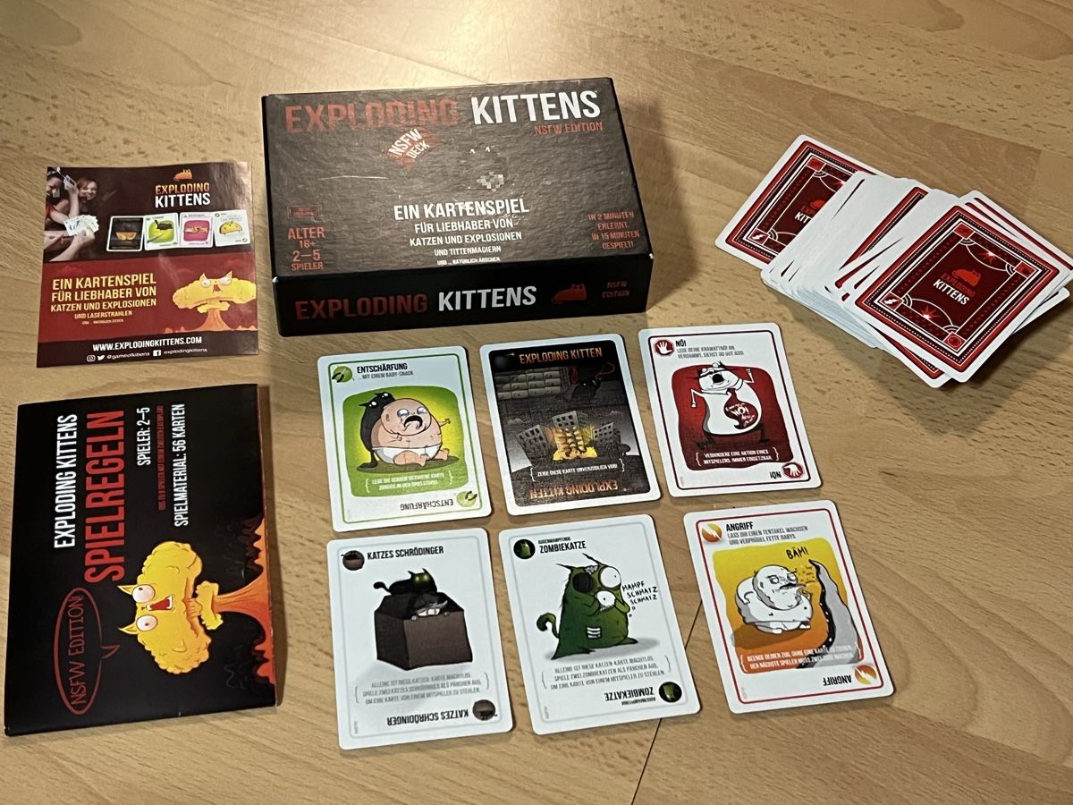 Spiele: Exploding Kittens Kartenspiel, guter Zustand! – Neu (gemäss Beschreibung) aus Oekingen von steph.67 2
