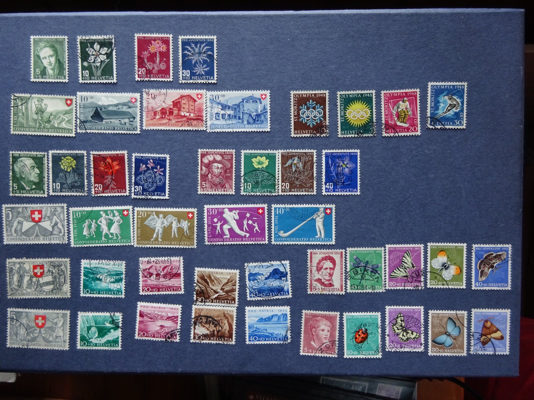 Tutti i francobolli: Lot Briefmarken ab 1946 gestempelt – Usato da Appenzell-Steinegg venduto da adi1975