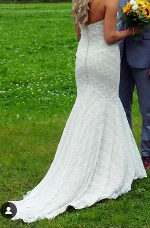 Elegantes Hochzeitskleid – Wtoo by Watters – Grösse 38 (US 6