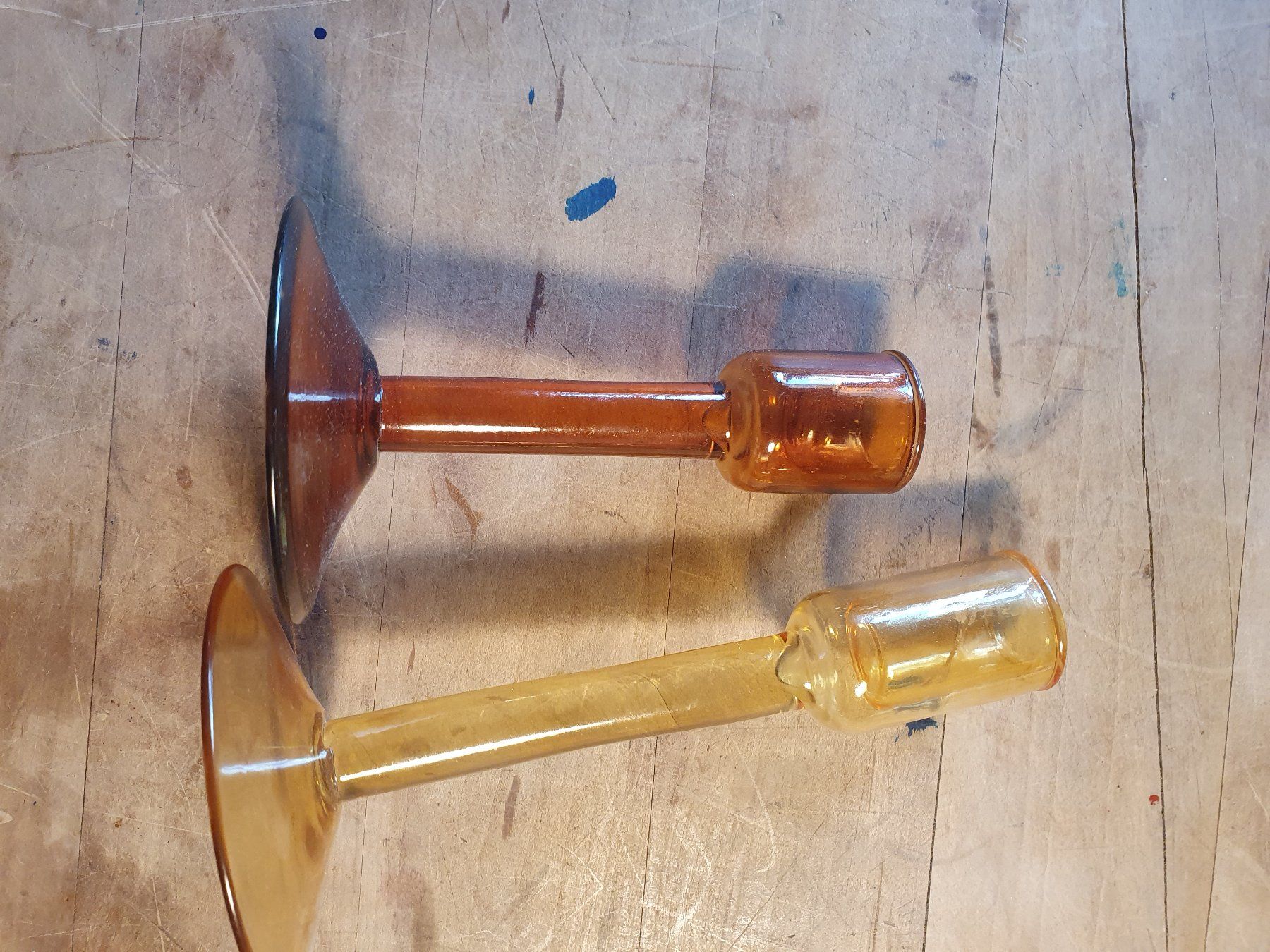 Portacandele: 2 Stk strawberry & Applepie Kerzenständer Glas – Usato da Zürich venduto da loosebone 5
