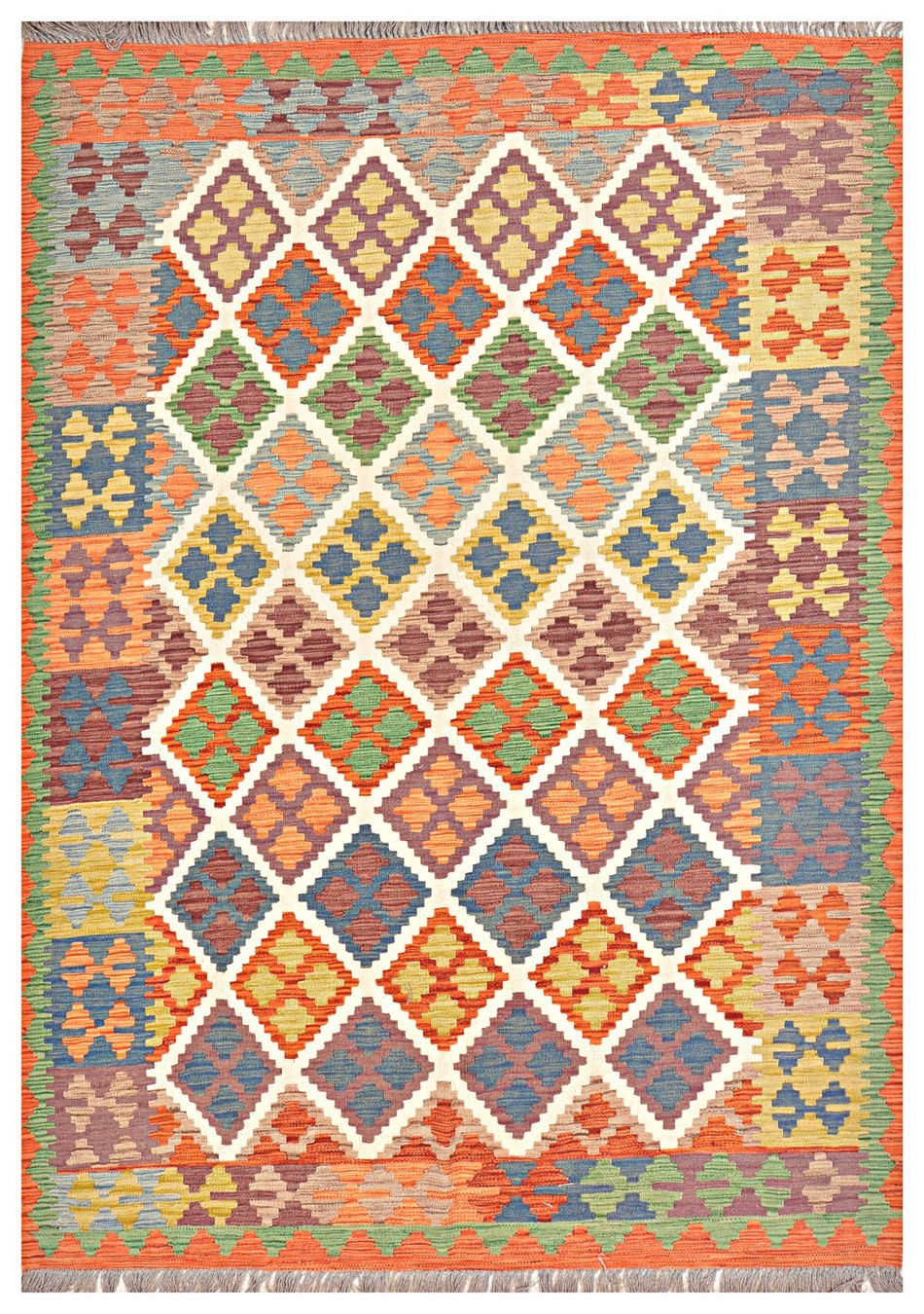 Kelim Tappeti: Oriente Kelim Teppich 170x240 Cm – Nuovo e nell'imballaggio originale da Lahore venduto da Fairways79