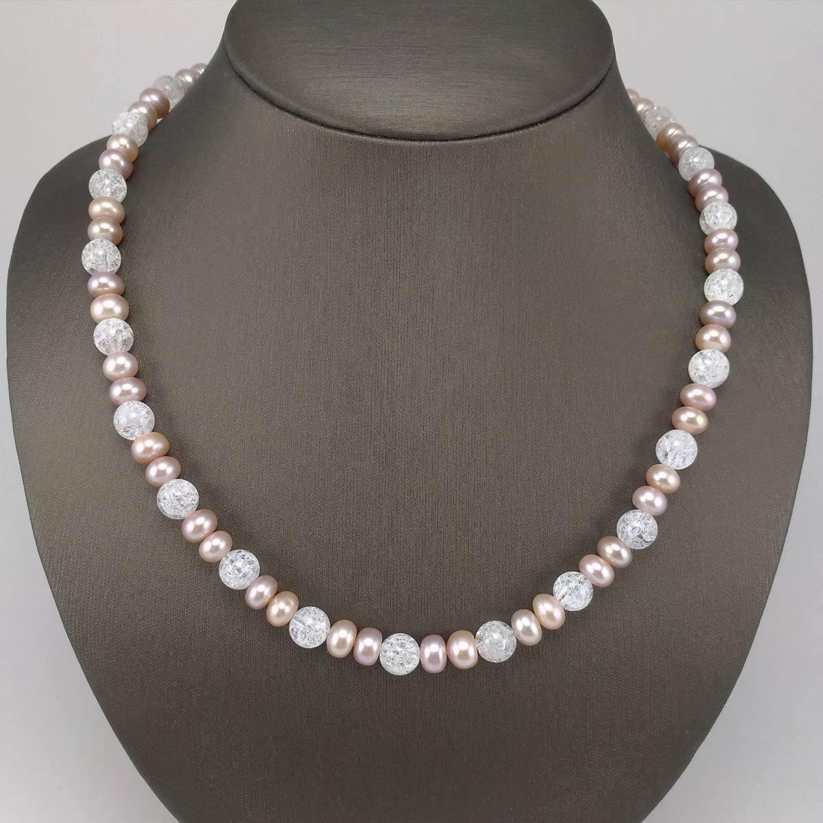 Catenine: Perlen / Iriskristall Halskette – Nuovo e nell'imballaggio originale da Meilen venduto da Byrd-bijoux