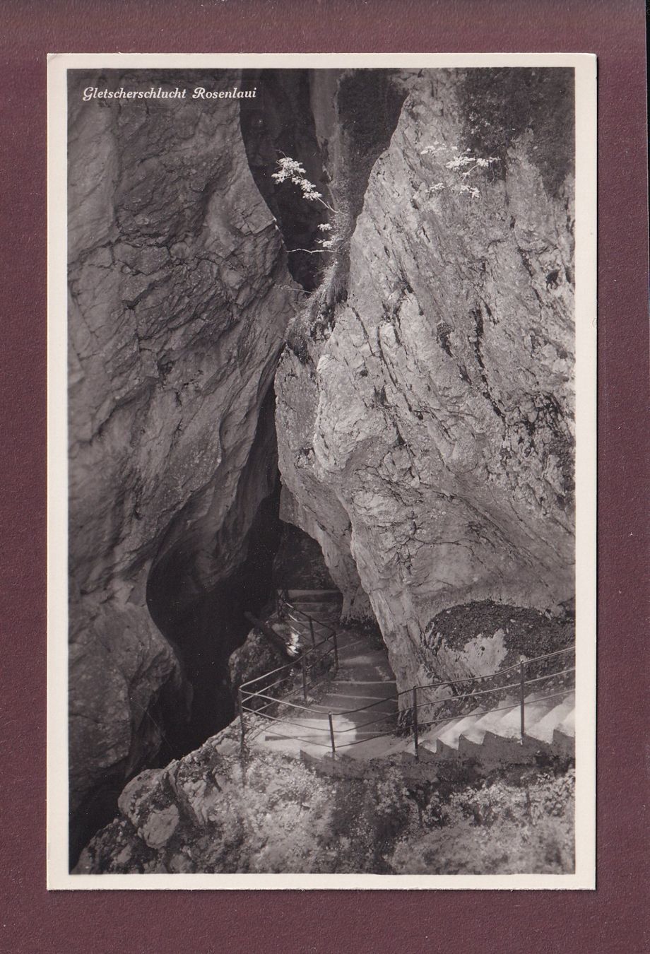Cartoline postali: Gletscherschlucht ROSENLAUI – Usato da Pully venduto da nicecards