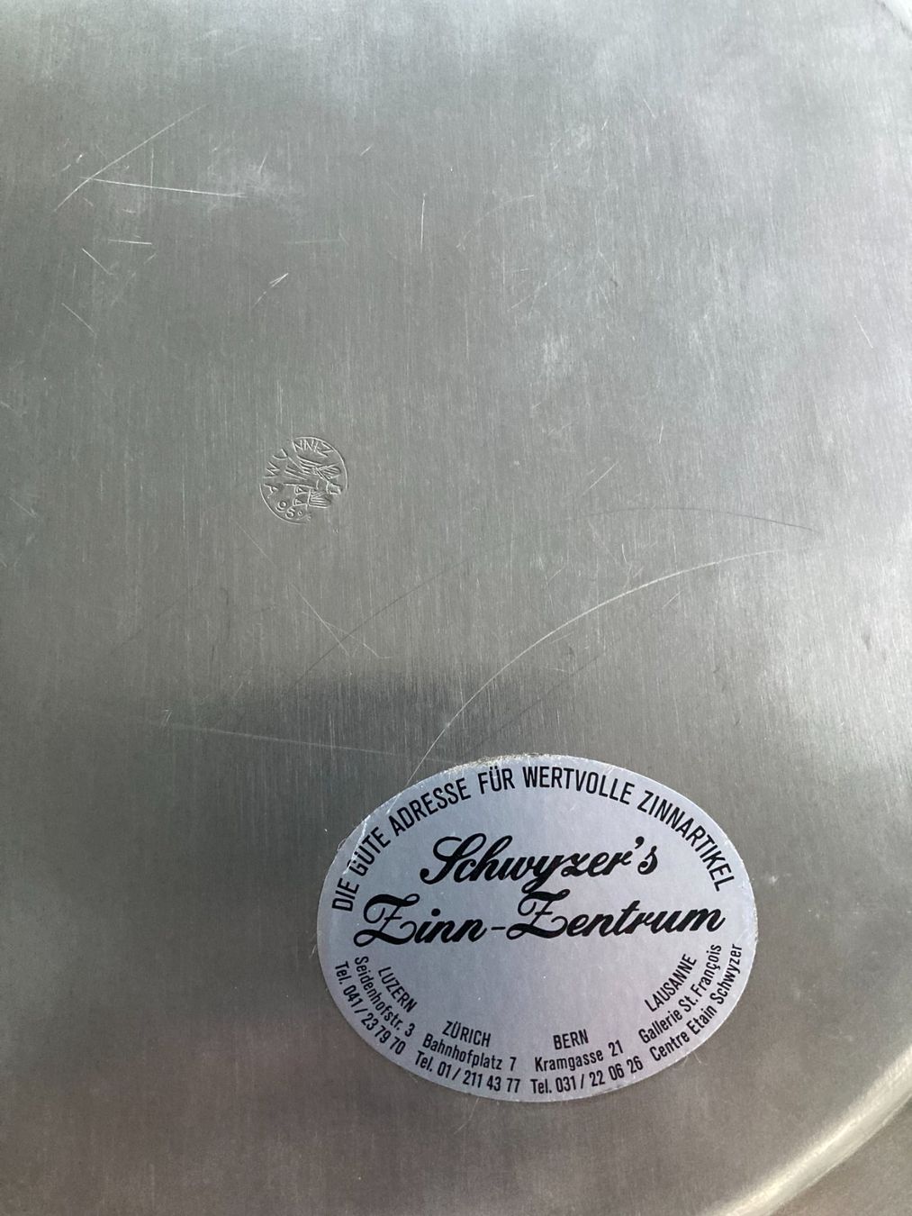 Tutte le decorazioni: Zinnset mit Kanne,Becher,Tablett – Usato da Luzern venduto da Hhuber2 5