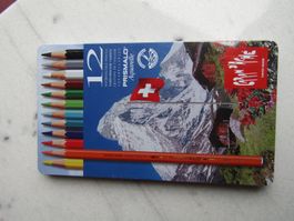 Caran d'Ache boîte de 12 crayons couleurs prismalo neuf !!!