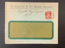 Pro Juventute, 1916, Zst. J6, auf Brief