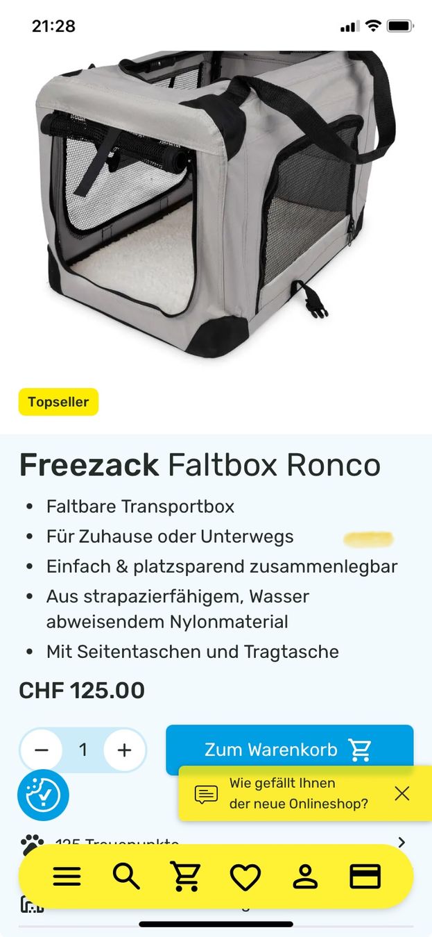 Gabbie, trasporto & Sicurezza: Hundebox / Faltbox Freezack – Nuovo e nell'imballaggio originale da Malters venduto da Hutsch05