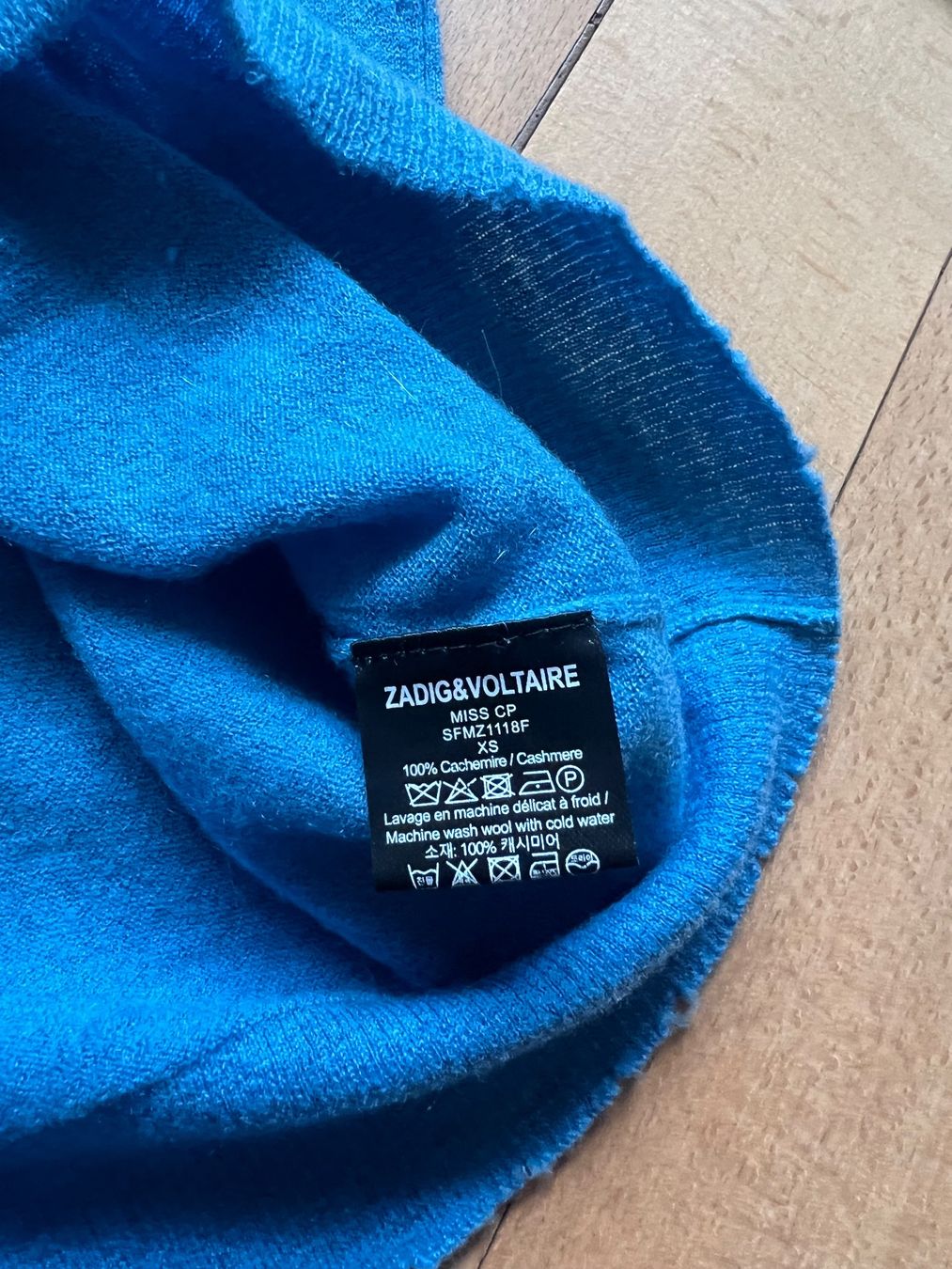 Maglioni & Felpe: Zadig&Voltaire Blauer Kaschmirpullover Gr.XS – Usato da Luzern venduto da dos_2fbx 4