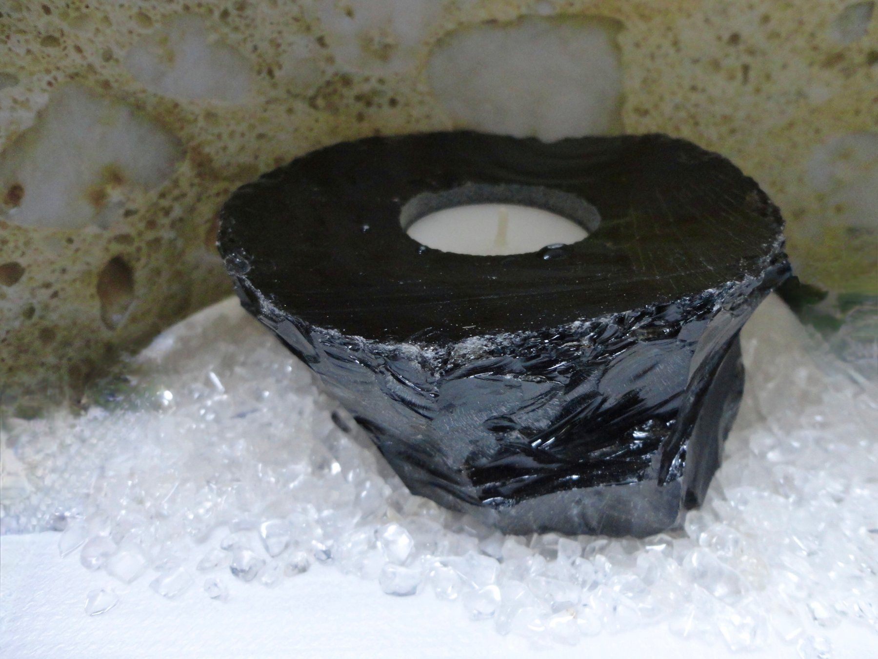 Edelsteine: Windlicht Obsidian – Neu (gemäss Beschreibung) aus Biberist von tl-schmuck 5