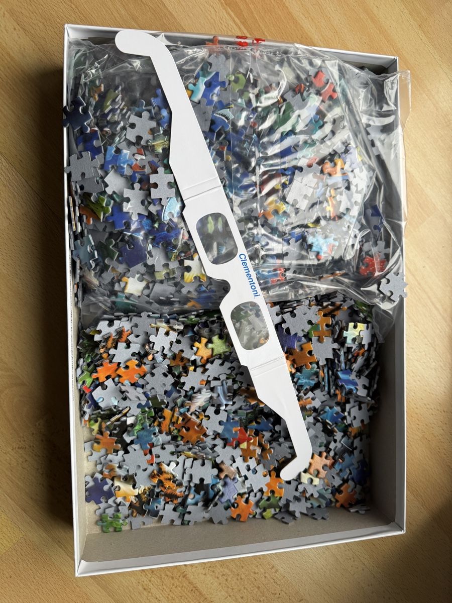 Clementoni Puzzles: Clementoni 3D Puzzle, 3 x 1000 Teile – Gebraucht aus Gebenstorf von Silversalmon 1