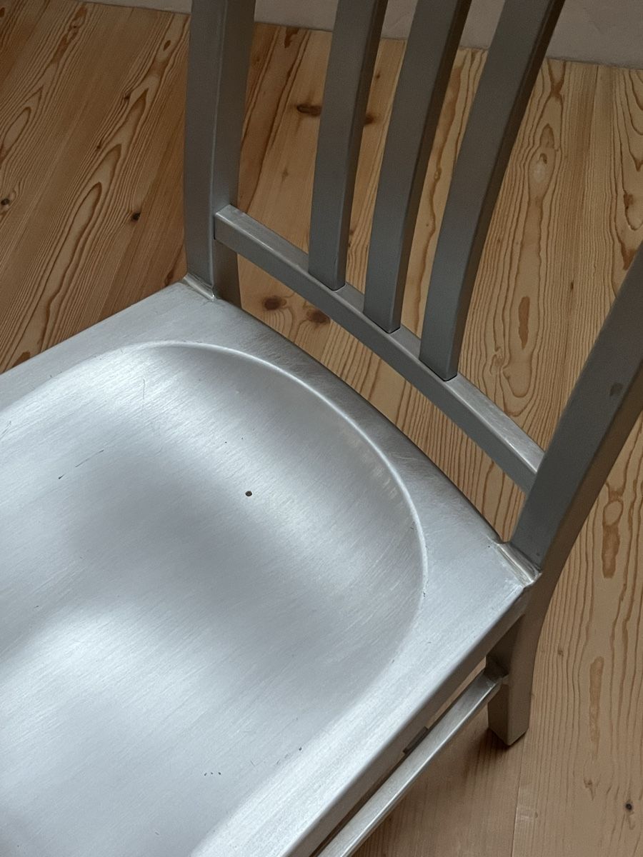 Sedie: Aluminium stuhl, Emeco style – Usato da La Chaux-de-Fonds venduto da mal_29gk 1