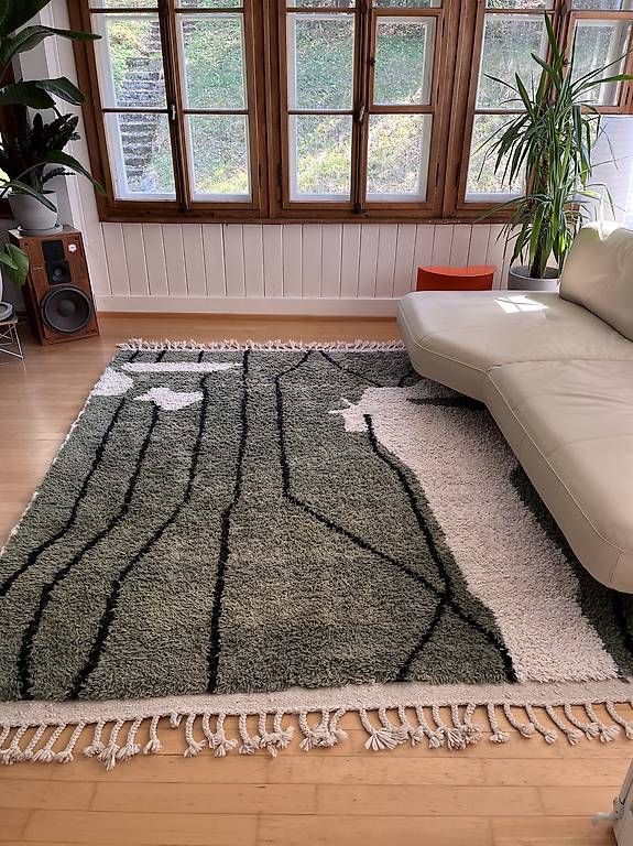 Teppiche: Wunderschöner handgeknüpfter Berber Teppich – Gebraucht aus Luzern von kimbaey