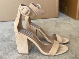 Sandales Steve Madden FRIDAY beige blush talon carré, 39