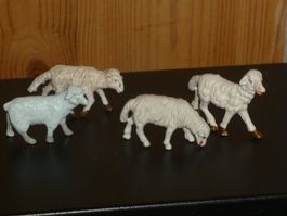 KRIPPENFIGUREN 4 STK.  2 BIS 4 CM. NEUWERTIG SIEHE FOTO