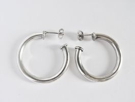 Vintage Creolen, Silber 925