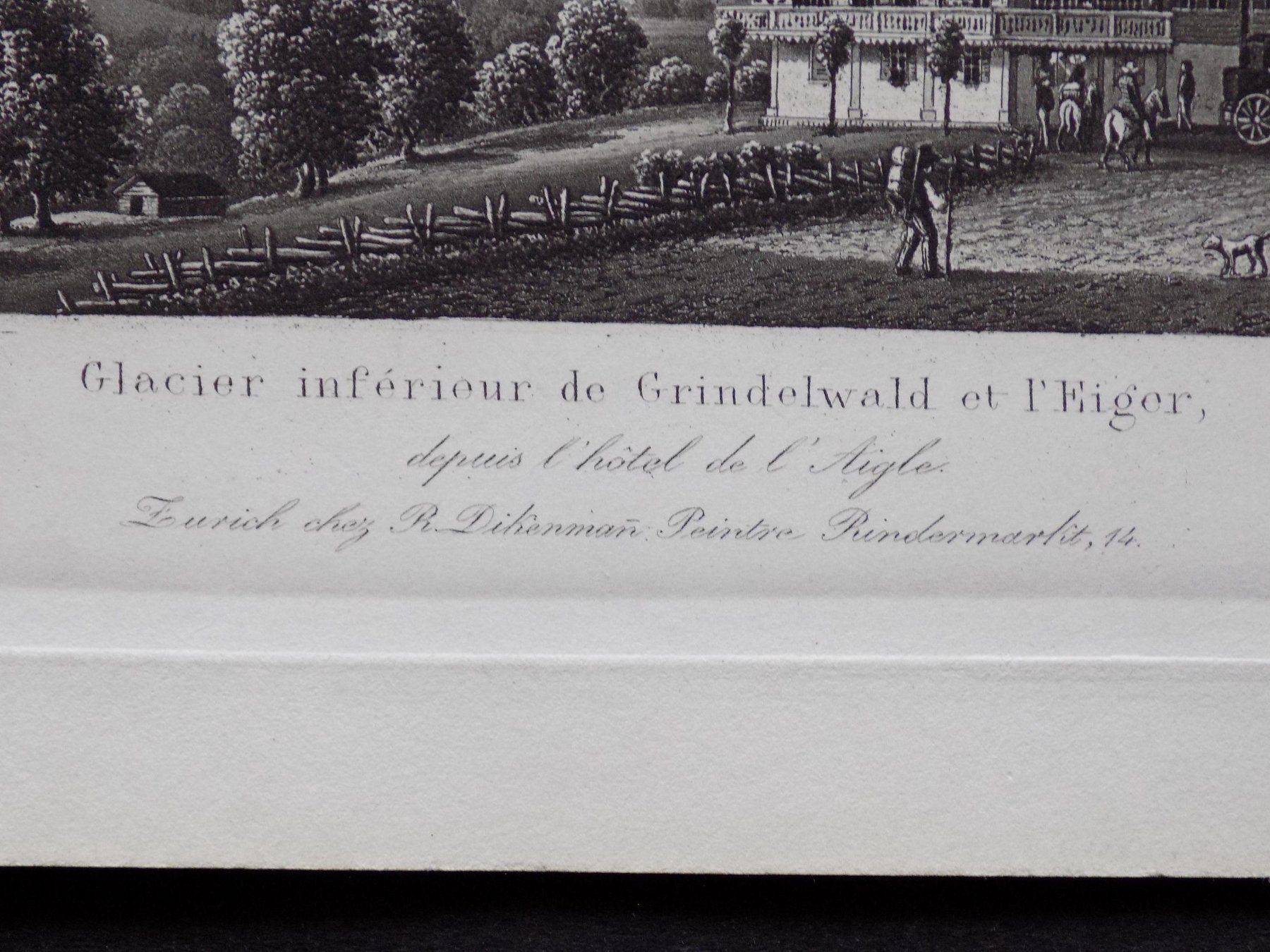 Gravures: Glacier de Grindelwald Gletscher Eiger – D'occasion à Risch par Rischli15 3