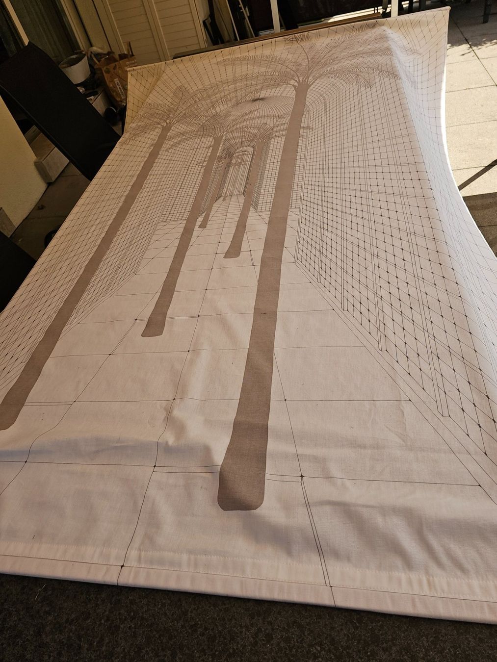 Foto & Immagini: Wandbild in 3D Optik 225 x 150 cm – Usato da Münchenstein venduto da Lwenherz 1