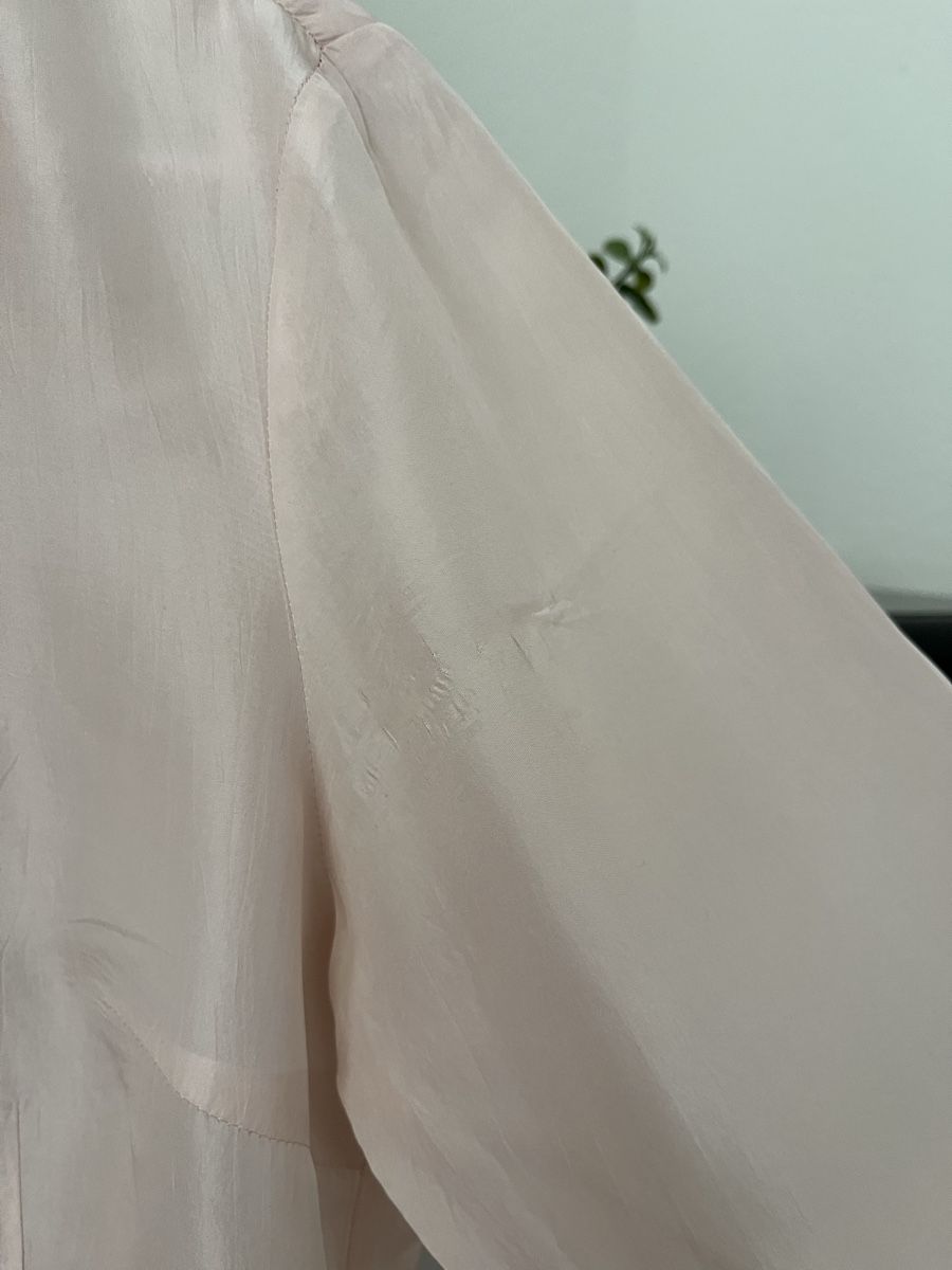 Camicette: Bianca. Pink Silk Blouse – Usato da Genève venduto da zei_v6dc 6