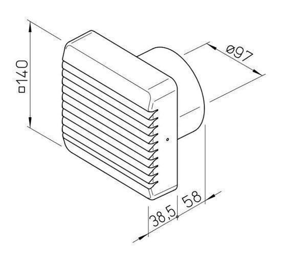 Luftreiniger: Helios Minilüfter HR 90 KEZ ventilator – Neu und originalverpackt aus Bottighofen von zaap 1