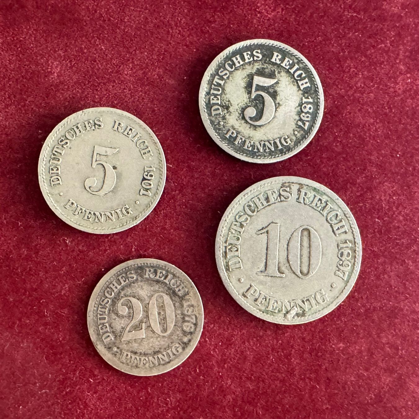 Alle Münzen: Lot Pfennig Deutschland – Gebraucht aus Reitnau von tb-muenzen