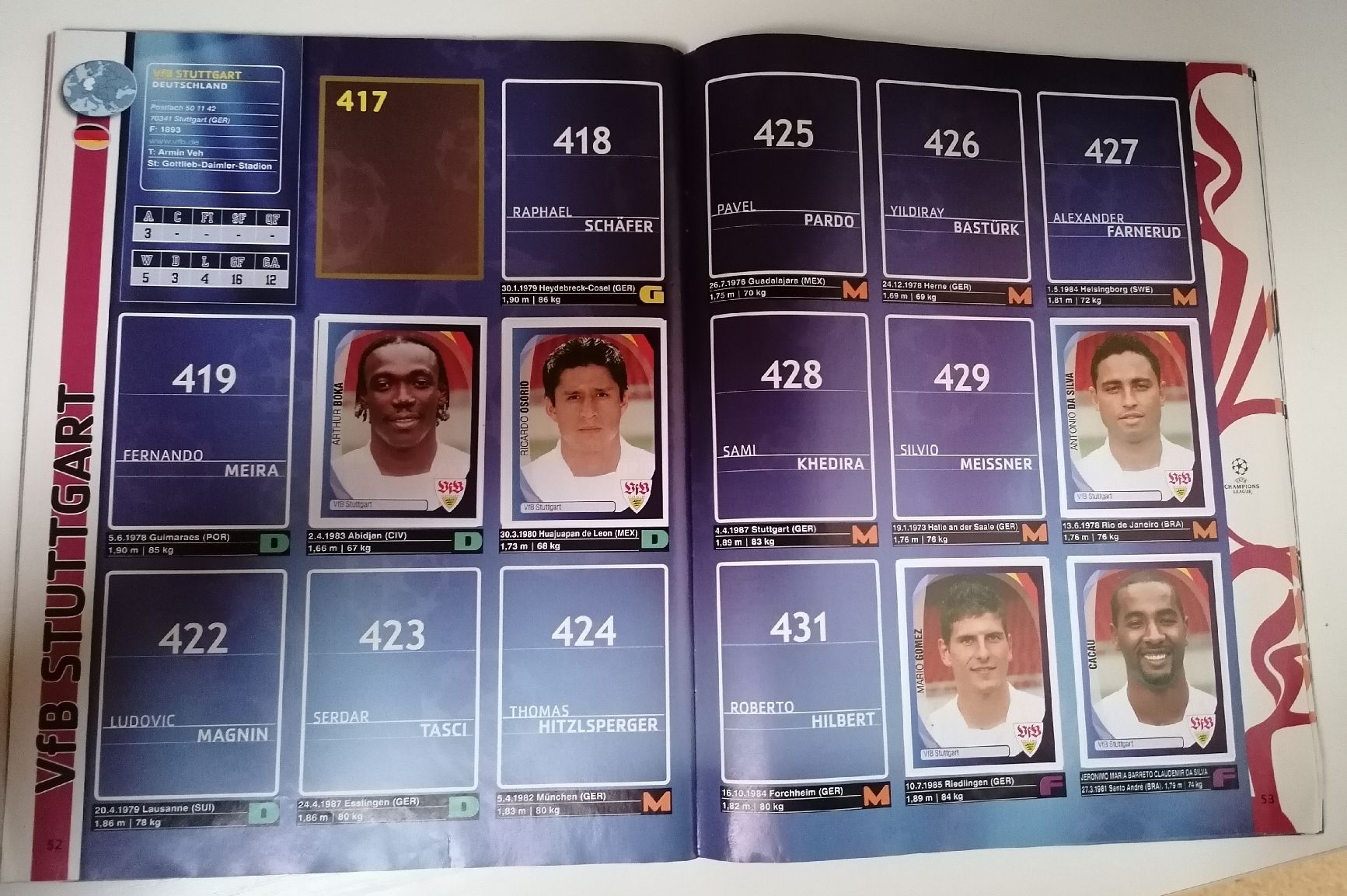 Panini Album: Champions League 2007-2008 Stickeralbum – Usato da Neuenegg venduto da butterfly898 6