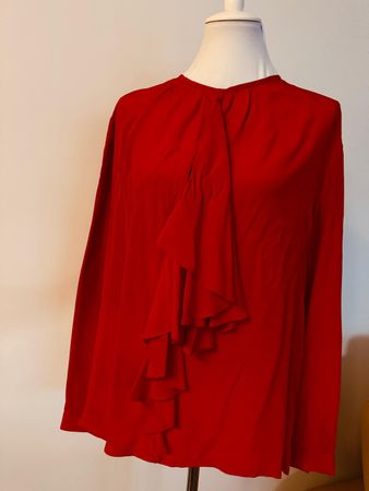 Rote Elegante Blouse
