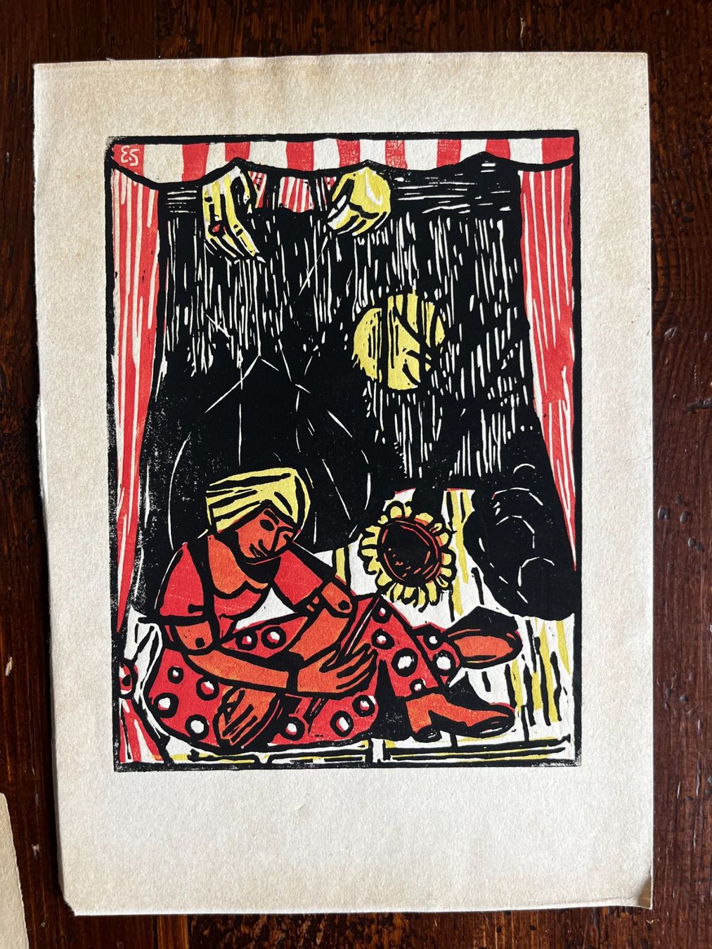 Xilografie: 4 Holzschnitte/Drucke von Ernst Schürch – Usato da Zürich venduto da Allrounders