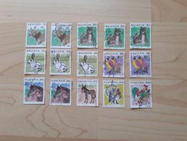 Briefmarken Tiere 1990 - 1995