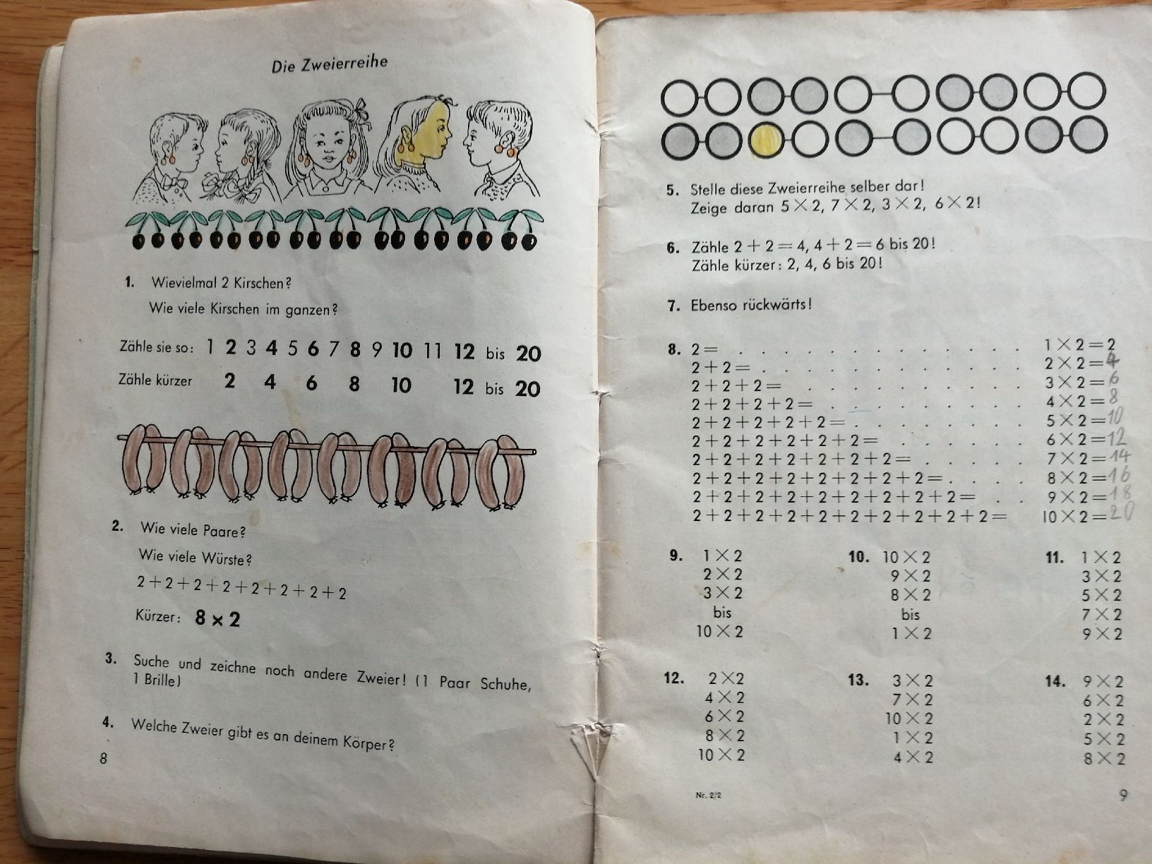 Bücher: Altes Rechenbuch Primarschule Kanton Luzern 2. Sj. – Gebraucht aus Honau von holunder3 3