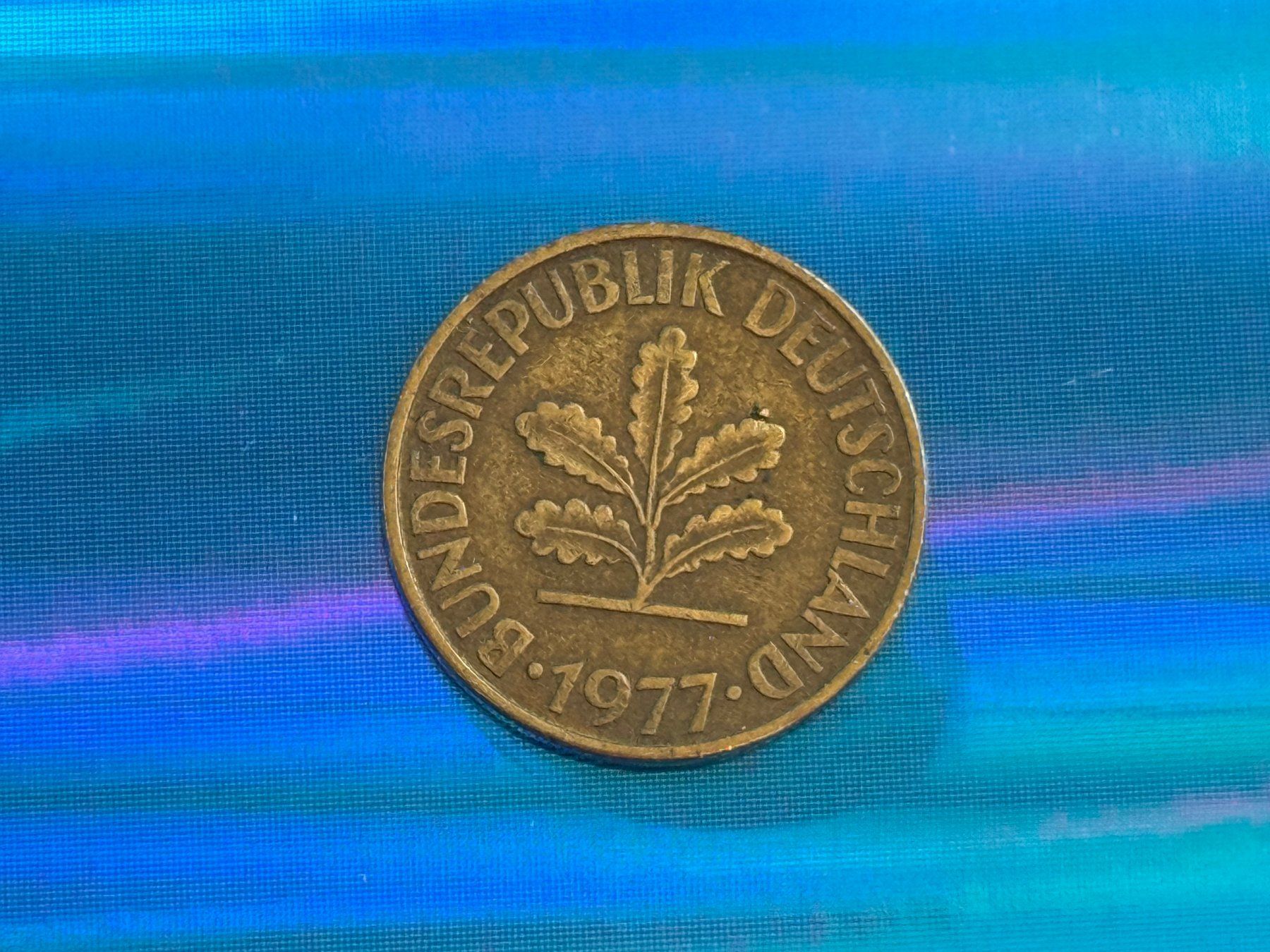 Tutti le monete: Deutschland 1977 - 10 Pfennig – Usato da Pfäffikon SZ venduto da Sieben77 1