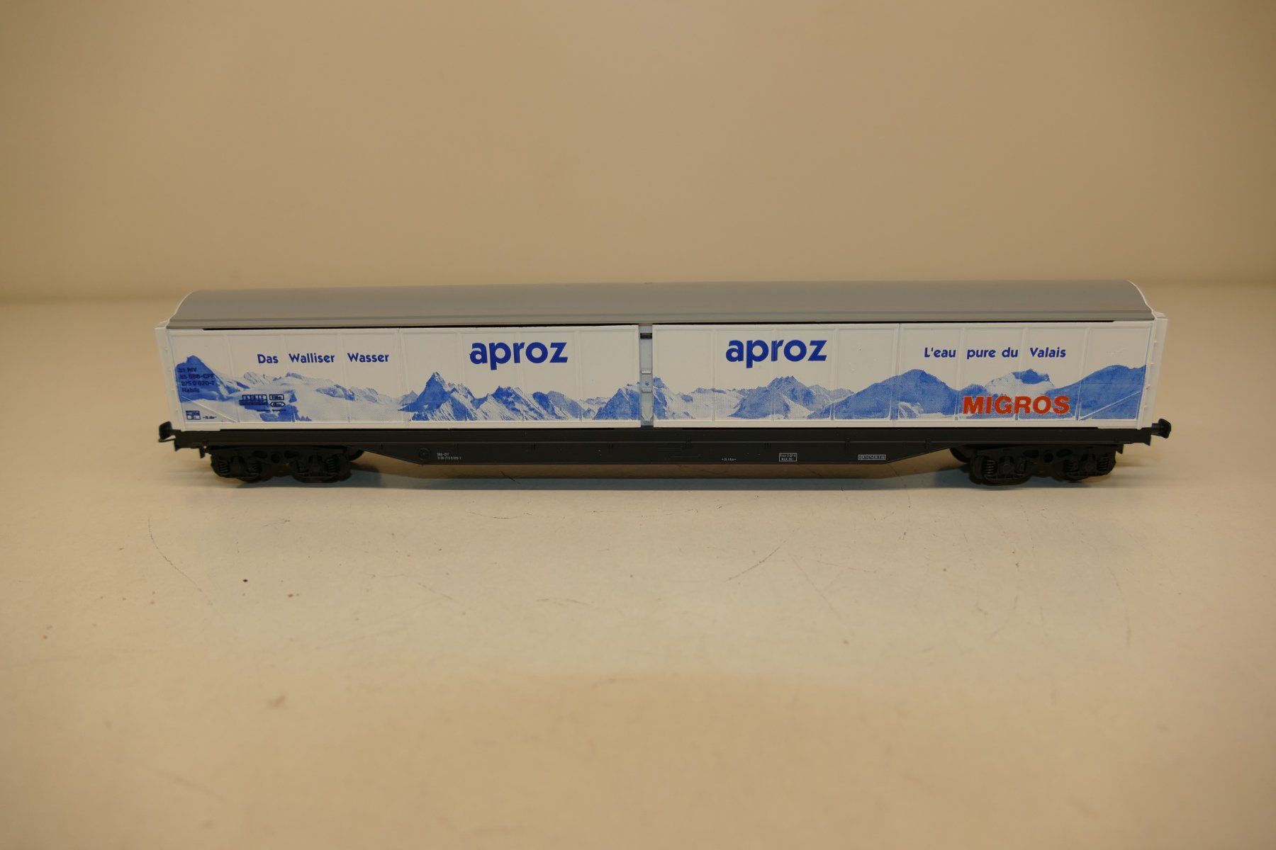 Lima Modellini di ferrovie: Lima H0: SBB Güterwagen Migros Aproz – Nuovo (secondo la descrizione) da Niederhasli venduto da Flash32 1