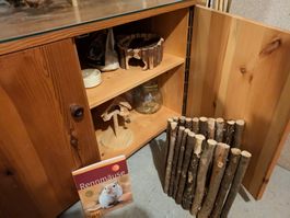 Rennmause- Terrarium mit massgeschreinertem Fichtenunterbau