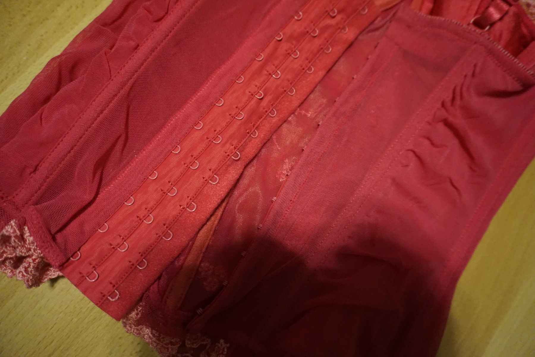 Altra biancheria intima: Corsage mit Spitze in pink Gr.XS – Usato da Zürich venduto da einalemjena 6