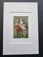 KÜNSTLER ? monogrammiert  ORIGINAL AQUARELL