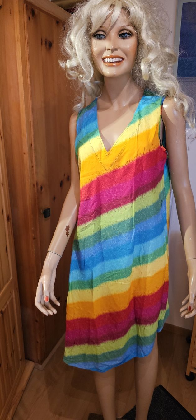 Vestiti: farbenfrohes Strand/Sommerkleid gr.xl – Usato da Ferden venduto da jemyce