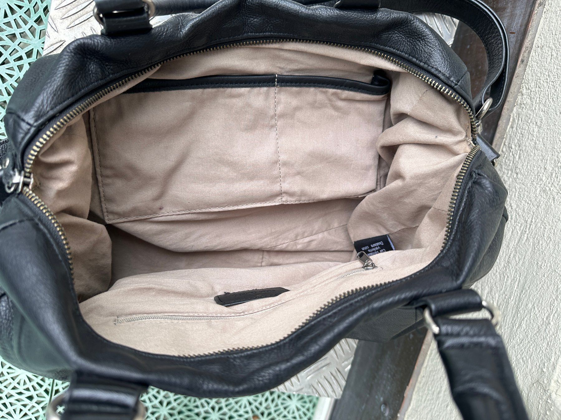 Nat & Nin Borse da donna: Nat & Nin Ledertasche Tasche schwarz echt Leder – Usato da Gümmenen venduto da FelizitasHermann 6