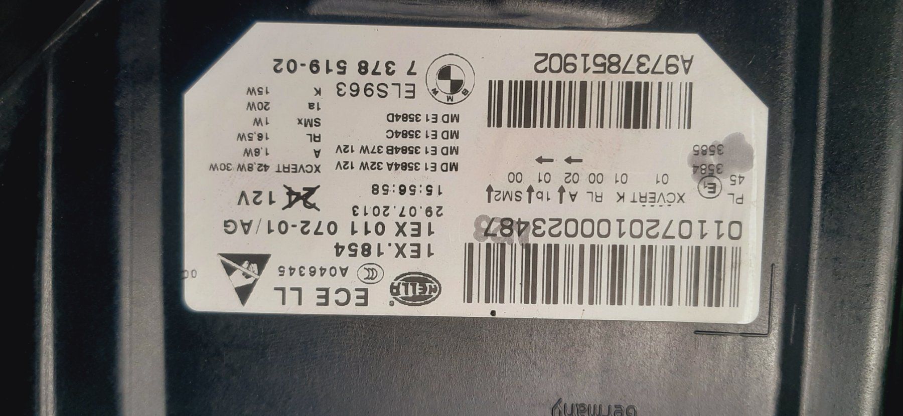 BMW Fari: BMW 5   Scheinwerfer links – Usato da Muri AG venduto da Rimp056 1