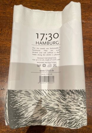 Küchentuch / Tea Towel mit Eichhörnchen Muster