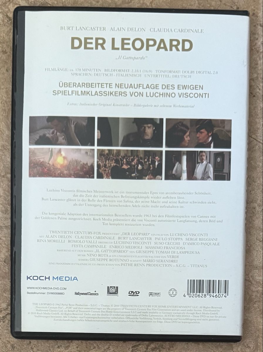 Tutti i DVDs: DER LEOPARD  – Nuovo (secondo la descrizione) da Dietikon venduto da AndreaSch01 1