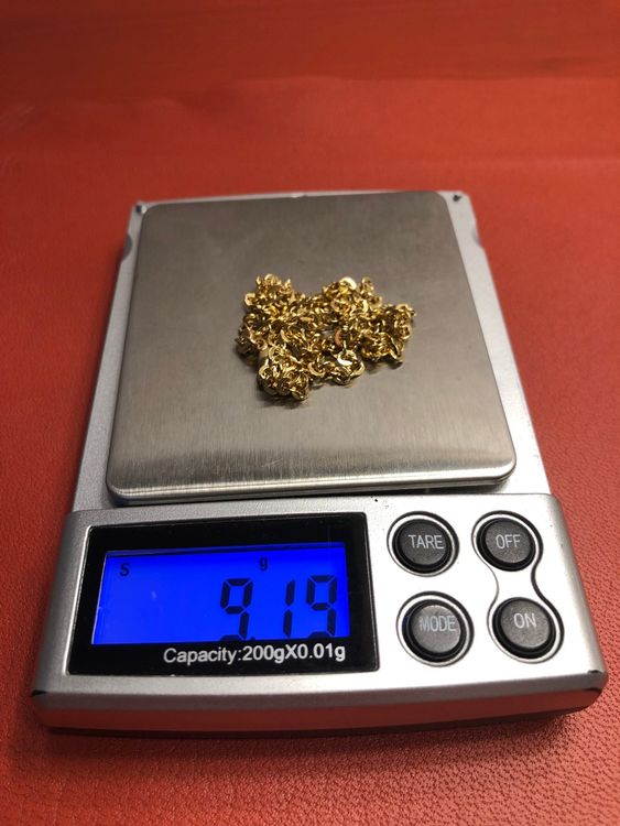 Catenine: Elegante und edle Damenkette aus 18 Karat Gelbgold Au 750 – Usato da Bern venduto da bombich 8