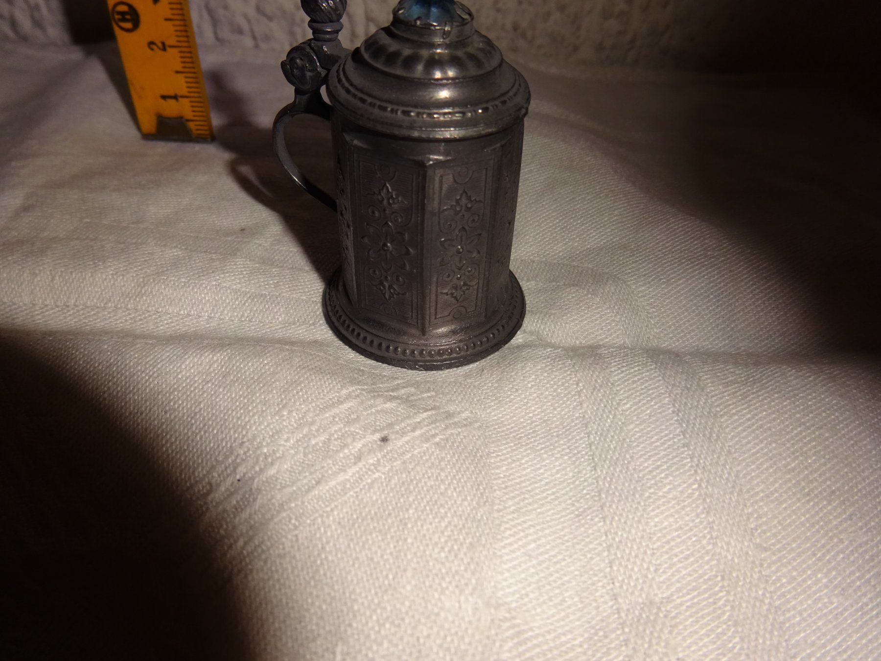 Bicchieri: winziger alter  Bierhumpen mini 4,5 cm gross – Usato da Abtwil SG venduto da luupsy 4