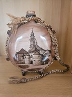 Handgemachte Vase / Flasche aus Keramik / Ton aus Solothurn